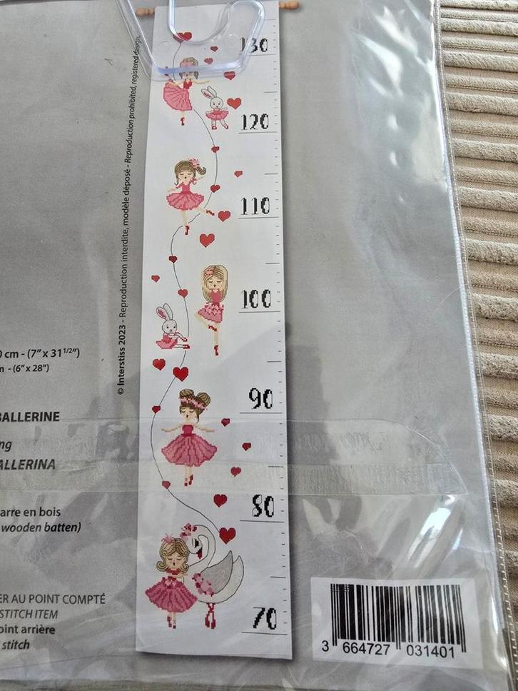 Groeimeter  Princesse, Hobby en Vrije tijd, Borduren en Borduurmachines, Nieuw, Borduurpakket, Verzenden