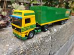 Tekno Volvo Egetra met kofferoplegger, Hobby en Vrije tijd, Modelauto's | 1:50, Ophalen of Verzenden, Zo goed als nieuw, Bus of Vrachtwagen