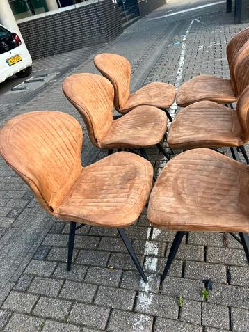6 leuke eetkamerstoelen te koop! beschikbaar voor biedingen