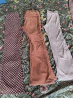 3x flared broek maat 128. Toffe stofjes!, Kinderen en Baby's, Ophalen of Verzenden, Gebruikt, Meisje, Broek