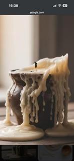 GEZOCHT opgebrande stukjes kaars, Verzenden, Zo goed als nieuw, Overige materialen, Minder dan 25 cm