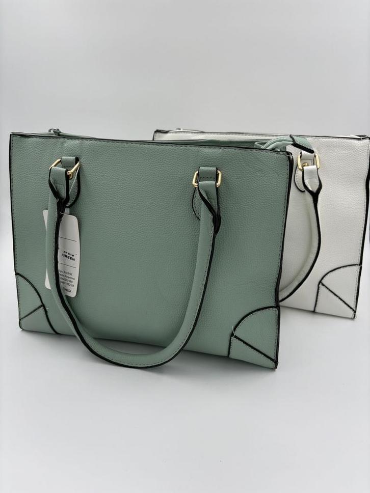 Effen tas 6 kleuren, Sieraden, Tassen en Uiterlijk, Tassen | Damestassen, Nieuw, Handtas, Zwart, Ophalen of Verzenden