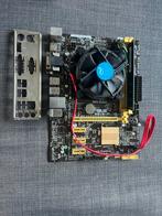 ASUS H81M-PLUS + Intel i5-4460 + 4GB DDR3 RAM, DDR3, Ophalen of Verzenden, Zo goed als nieuw, Micro-ATX