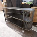 Open Dressoir Yinthe Metaal 149cm van Light & Living, Nieuw, Minder dan 100 cm, 25 tot 50 cm, Metaal