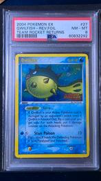 Qwilfish Rev Foil 2004 Team Rocket Returns PSA 8, Ophalen of Verzenden, Zo goed als nieuw, Losse kaart, Foil