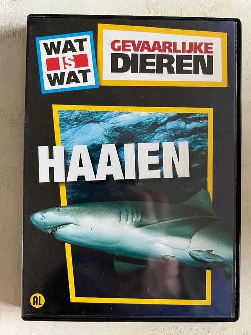 Gevaarlijke dieren: Haaien, Cd's en Dvd's, Dvd's | Documentaire en Educatief, Gebruikt, Natuur, Alle leeftijden, Ophalen of Verzenden