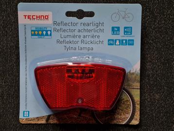 TECHNO BIKE PRODUCTS Reflector achterlicht 3x LED/8 LUX beschikbaar voor biedingen