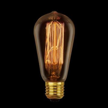 Kooldraadlamp (2 x) Edison Deluxe Gold Ø64 mm E27 60W beschikbaar voor biedingen