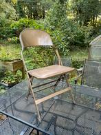 Klapstoelen 19st, Huis en Inrichting, Stoelen, Ophalen, Zwart, Metaal, Vijf, Zes of meer stoelen