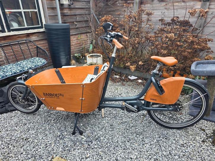 Babboe bakfiets city mountian, Fietsen en Brommers, Fietsen | Bakfietsen, Zo goed als nieuw, Overige merken, 2 kinderen, Elektrisch