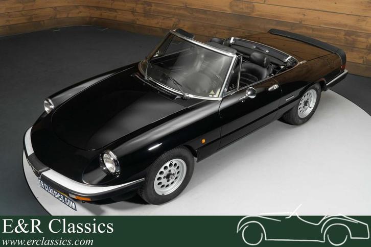 Alfa Romeo Spider Cabriolet | 1986, Auto's, Oldtimers, Bedrijf, Te koop, Open dak, Alfa Romeo, Benzine, Cabriolet, Handgeschakeld