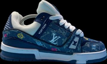Louis Vuitton Denim Sneakers Schoenen - Gloednieuw - Maat 44 beschikbaar voor biedingen