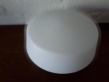 Vintage retro plafonniere plafondlamp wandlamp glas jaren 60 beschikbaar voor biedingen