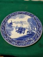 Wandbord boch delfts boot windmolen landschap, Ophalen of Verzenden, 'T Olde Gre-j, Info@toldegrej.nl, Endepoelstraat 20f Didam