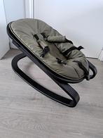 Kidsmill Up E3 wipstoel - groen leder + acc. newbornset, Kinderen en Baby's, Wipstoeltjes, Gebruikt, Wipstoel, Met gordel(s) of riempje(s)