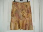 Walter ziegenvelour leren rok maat 40-42 met leo print, Kleding | Dames, Rokken, Ophalen, Zo goed als nieuw, Onder de knie