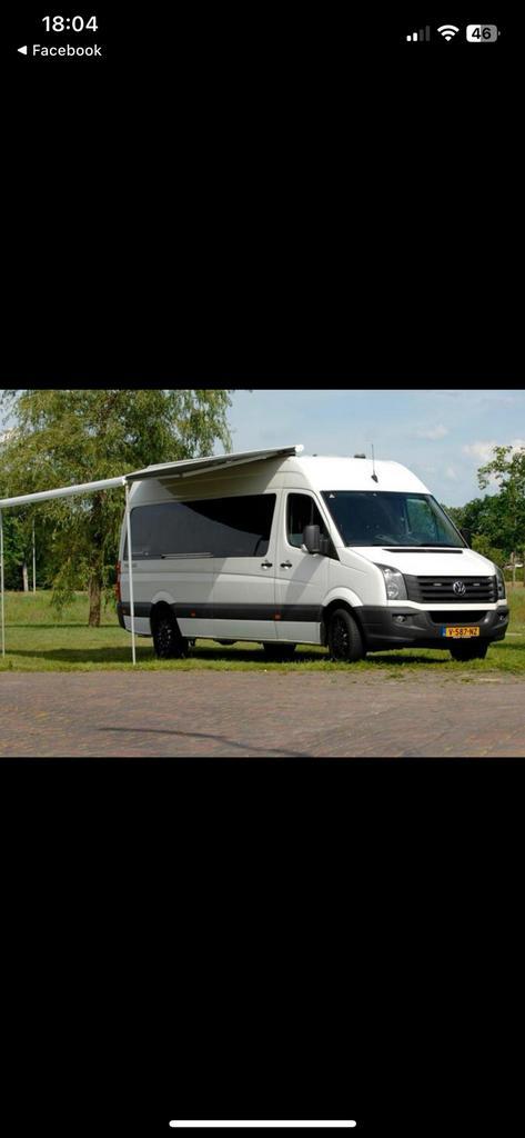 VW Crafter - Camper L4H3 bj 2015, Caravans en Kamperen, Campers, Particulier, Bus-model, Volkswagen, Ophalen