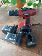 Accutol 18v met 2 accu's en oplader, Doe-het-zelf en Verbouw, Gereedschap | Boormachines, Ophalen, Gebruikt, Boor- en Schroefmachine