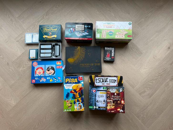Diverse spellen - Bordspellen, kaartspellen, puzzels, Hobby en Vrije tijd, Gezelschapsspellen | Bordspellen, Gebruikt, Een of twee spelers
