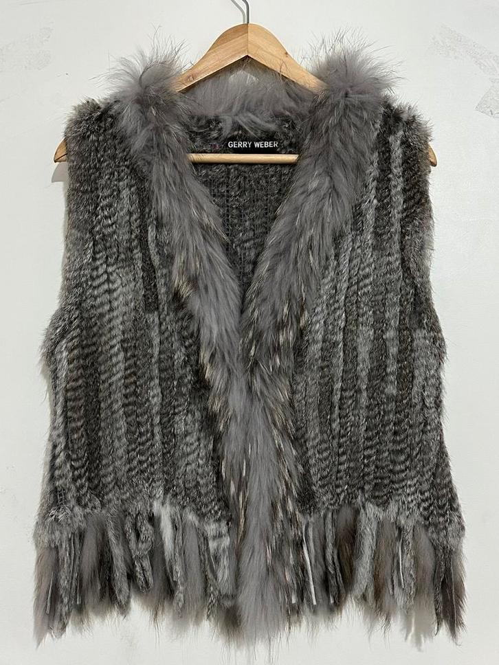 Nieuwe Gerry Weber Bontvest – Maat S, Kleding | Dames, Bodywarmers, Nieuw, Maat 36 (S), Grijs, Ophalen of Verzenden
