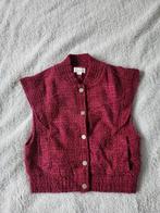 Cotton Club Gilet Bordeauxrood Maat S, Kleding | Dames, Bodywarmers, Ophalen of Verzenden, Zo goed als nieuw, Maat 38/40 (M), Rood