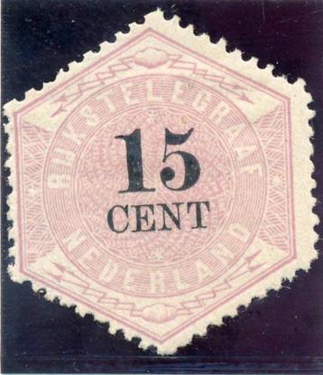 postzegel NVPH TG5 Telegramzegel 15 cent 1877 (ong).