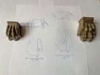 2x leeuwenpoot (1x groot + 1x klein) voor antieke meubels, Ophalen of Verzenden