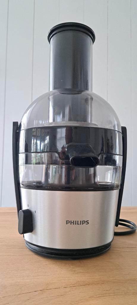 Philips HR1863 slow juicer sapcentrifuge als nieuw, Witgoed en Apparatuur, Juicers, Zo goed als nieuw, Sapcentrifuge, Elektrisch
