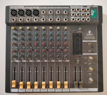 16-kanaals mixer/mengpaneel Behringer Eurorack MX 1602 beschikbaar voor biedingen