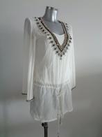 TAJ by Sabrina Crippa zijden tuniek small, NIEUW kaartje, Kleding | Dames, Blouses en Tunieken, Verzenden, Wit, TAJ, Nieuw
