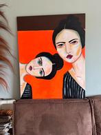Kunstwerk geschilderd, Antiek en Kunst, Kunst | Schilderijen | Abstract, Ophalen