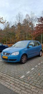 Volkswagen Polo 1.4 55KW 2005 Blauw, Auto's, Voorwielaandrijving, 74 pk, Beige, Blauw