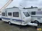 Hobby De Luxe 450 UF Mover/Voortent/Luifel, Caravans en Kamperen, Caravans, Overige typen, Rondzit, Hobby, Schokbreker