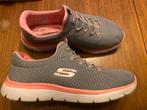 Skechers Slip-on ‘Summits’ in Grijs/Roze maat 37, Skechers, Ophalen of Verzenden, Sneakers of Gympen, Zo goed als nieuw