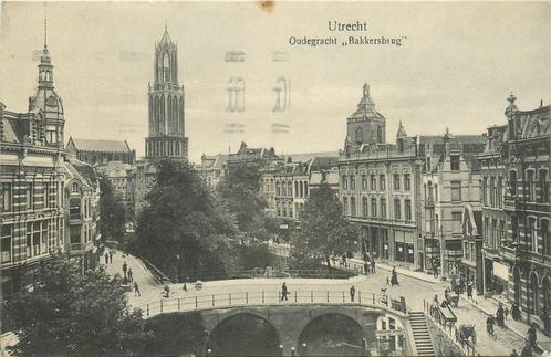 (379-239-043) Utrecht Bakkersbrug Oude Gracht, Verzamelen, Ansichtkaarten | Nederland, Utrecht, Verzenden