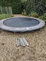 Trampoline met verlengpoten - kan ingegraven!, Ophalen, Gebruikt