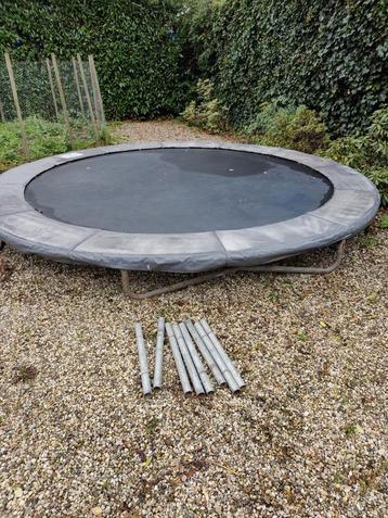 Trampoline met verlengpoten - kan ingegraven! beschikbaar voor biedingen