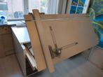 Vintage tekenburo tekentafel teken bureau, Huis en Inrichting, Bureaus, Ophalen, Gebruikt