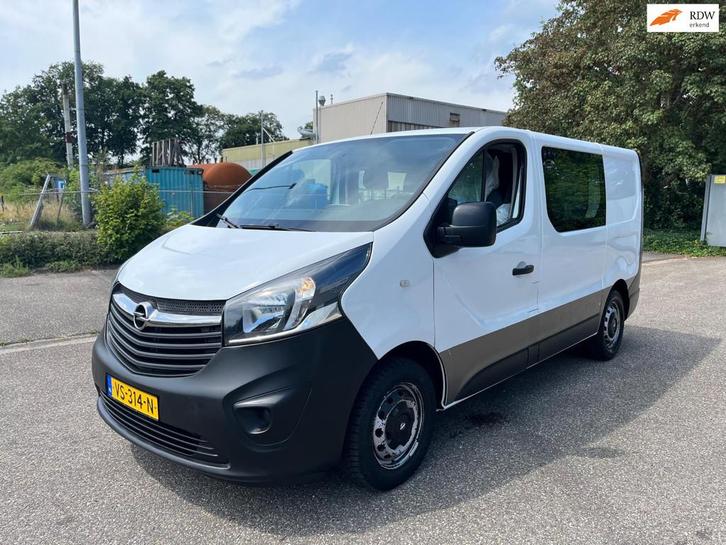 Opel Vivaro 1.6 CDTI L1H1 Edition EcoFlex Dubbel Cabine, Auto's, Bestelauto's, Bedrijf, Te koop, ABS, Airconditioning, Centrale vergrendeling