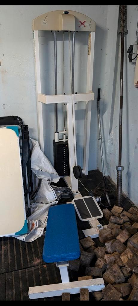 Horizontale Row / Kabelmachine – Met Afneembaar Bankje, Sport en Fitness, Fitnessmaterialen, Overige typen, Rug, Ophalen