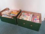 Twee dozen met oude donald duck tijdschriften en boeken, Gelezen, Europa, Ophalen of Verzenden, Meerdere comics