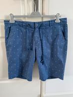 Tailor & Son blauwe bermuda met print maat 54, Kleding | Heren, Broeken en Pantalons, Ophalen of Verzenden, Zo goed als nieuw