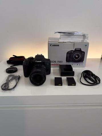 Canon EOS 750D met EF-S 18-55 IS STM lens beschikbaar voor biedingen