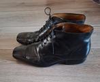 Alessandro Roma heren enkellaarsjes zwart leer maat 46, Alessandro roma, Zwart, Ophalen of Verzenden, Zo goed als nieuw