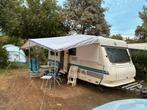 Hobby caravan uit 1998 met lichte schade, Caravans en Kamperen, Caravans, Hobby, Omvormbare zithoek, 750 - 1000 kg, Particulier