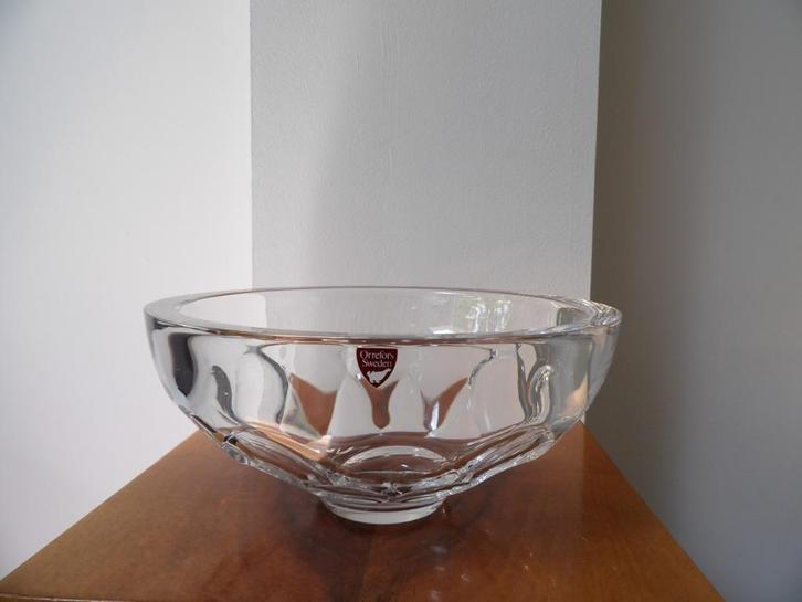 Orrefors sixties Schaal kristal, Antiek en Kunst, Antiek | Glas en Kristal, Ophalen of Verzenden