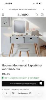 Kinder kaptafel (nieuw in doos), Huis en Inrichting, Tafels | Kaptafels, Ophalen, Zo goed als nieuw, 50 tot 100 cm, Minder dan 100 cm