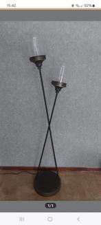 Mooie staande vloerlamp brons excl lichtbronnen, Huis en Inrichting, Lampen | Vloerlampen, Ophalen, Zo goed als nieuw, 150 tot 200 cm