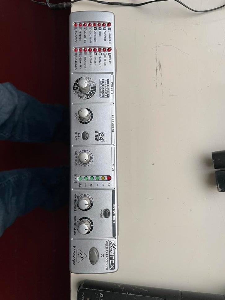 Behringer MiniFEX Multi FX Processor, Muziek en Instrumenten, Effecten, Zo goed als nieuw, Chorus, Ophalen of Verzenden