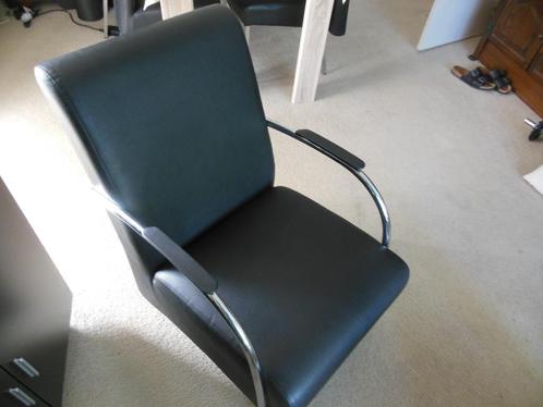 Zwarte stoelen, Huis en Inrichting, Stoelen, Gebruikt, Twee, Kunststof, Overige materialen, Zwart, Ophalen